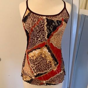 Lacy tank and thong set